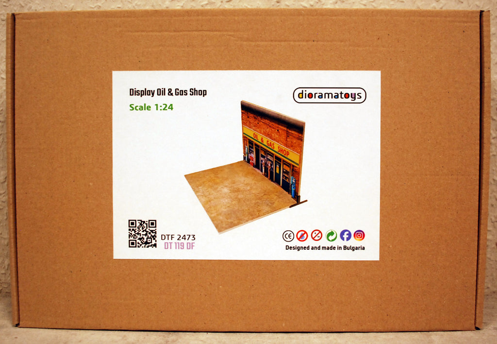 Dioramatoys DTF2473 Oil & Gas Shop Display 1:24