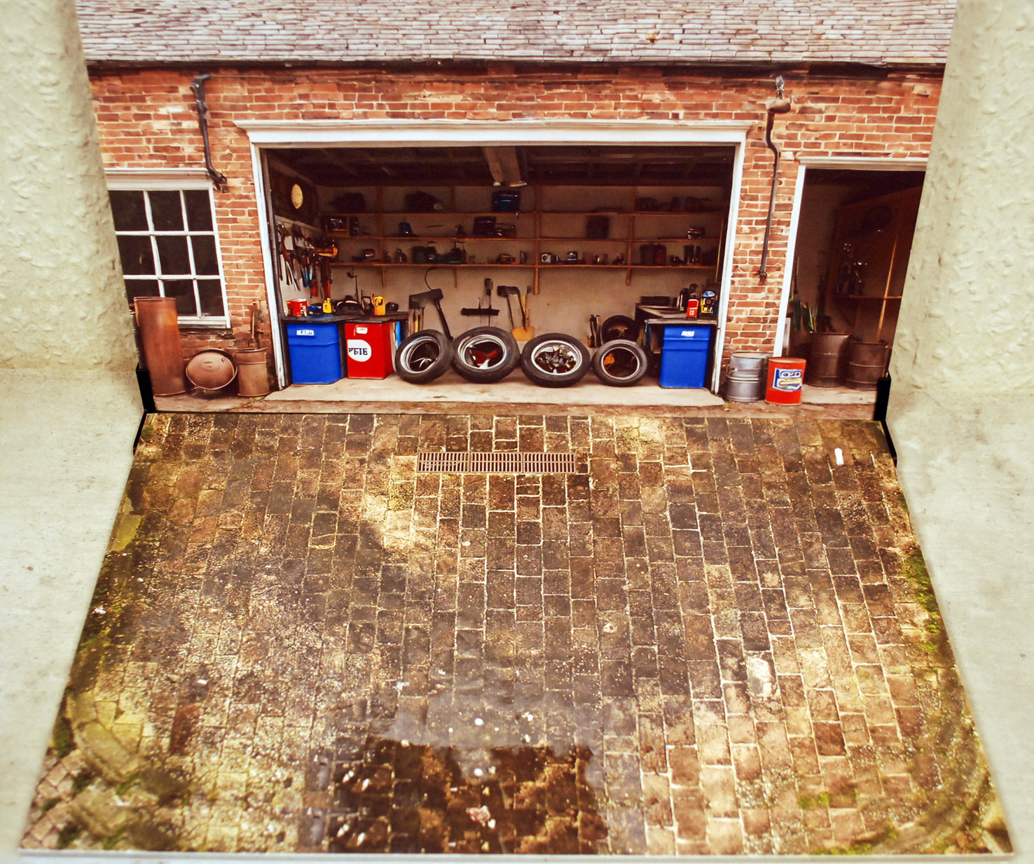 Dioramatoys DTF2474 Auto Garage Scene Display 1:24