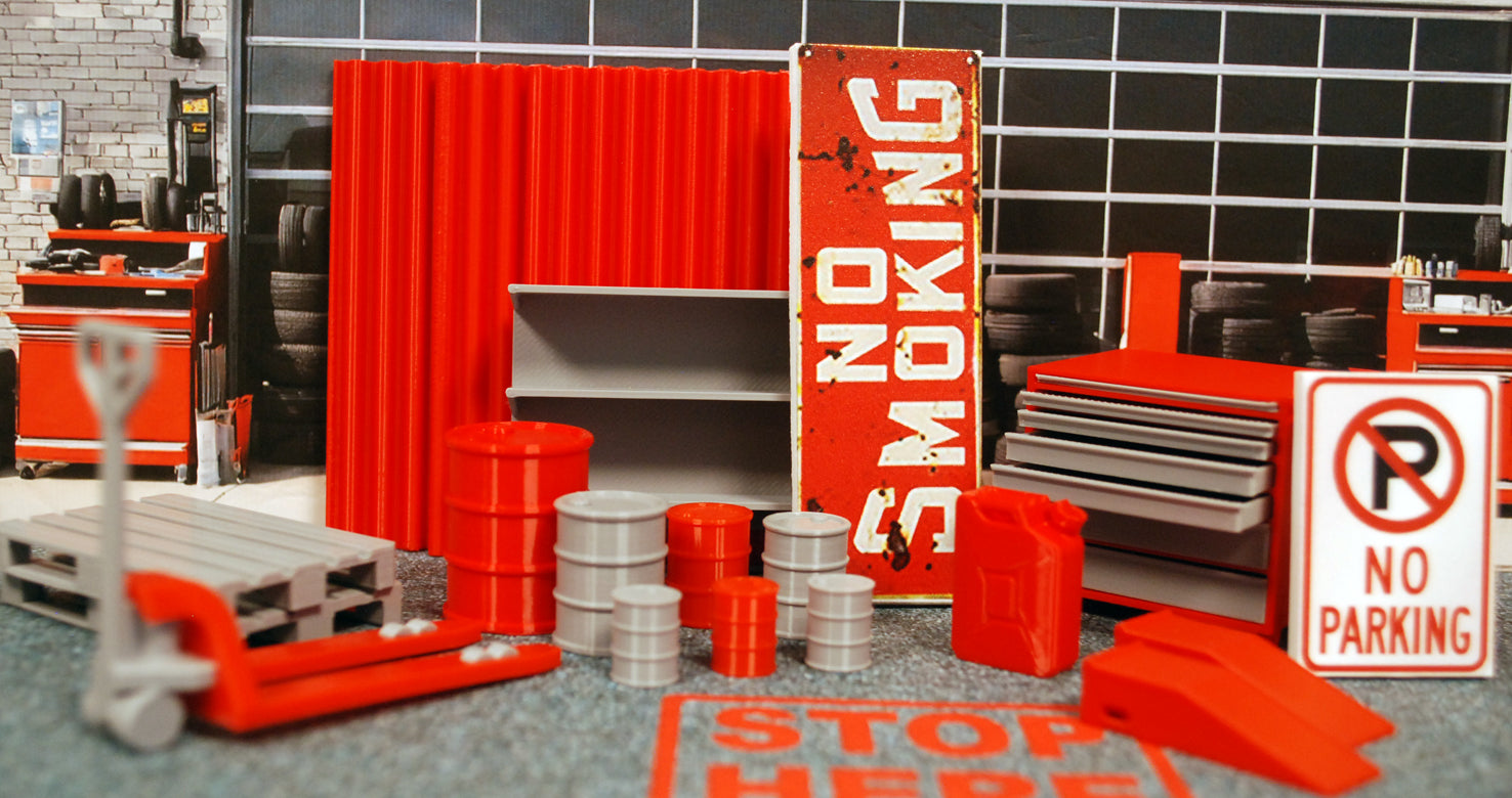 Dioramatoys DT30058 Garage Equipment Set 1:24