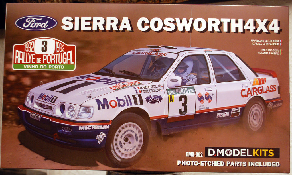 DModelkits 002 1992 Ford Sierra Cosworth 4x4 Rallye Portugal 1:24 neu 2023