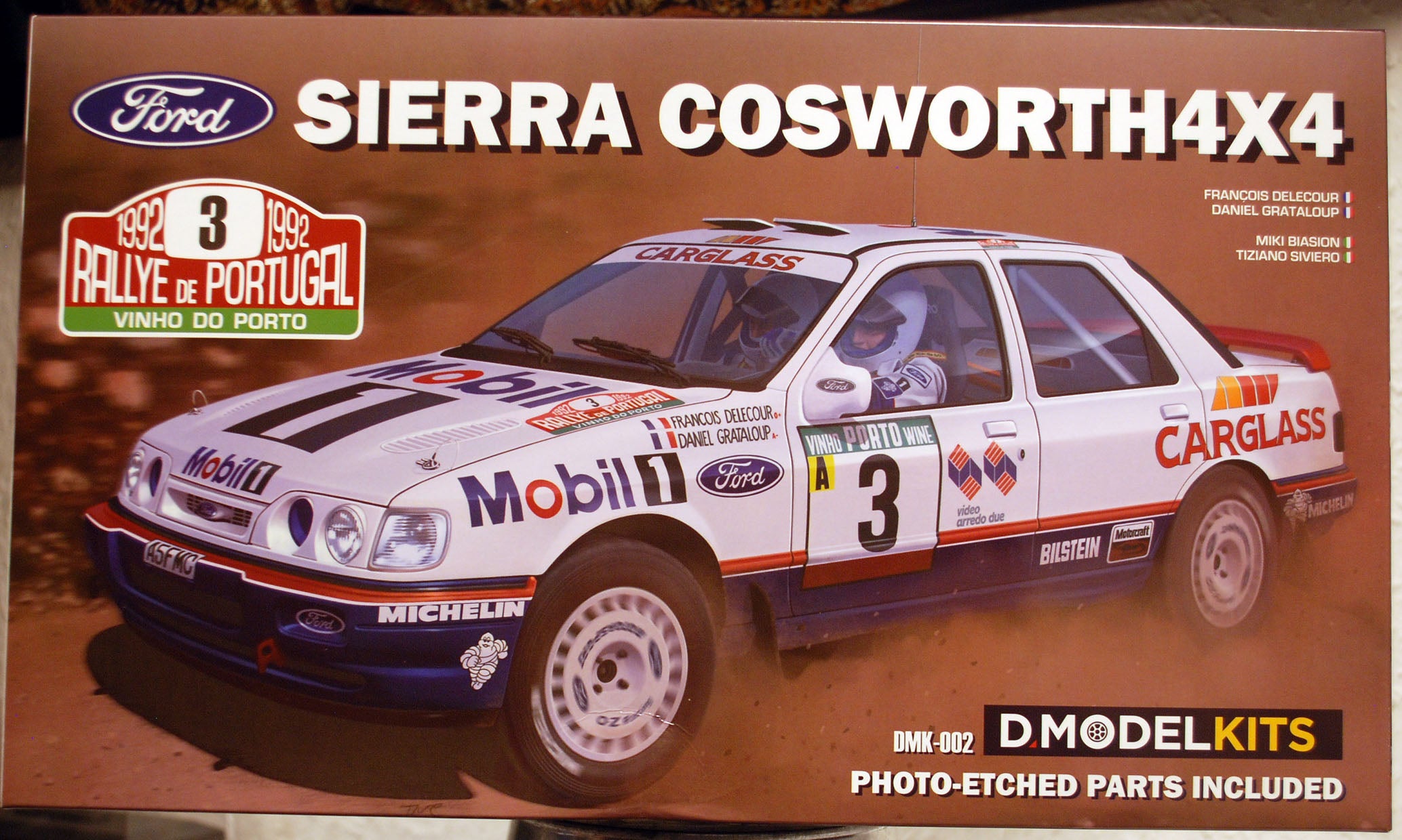 DModelkits 002 1992 Ford Sierra Cosworth 4x4 Rallye Portugal 1:24 neu 2023