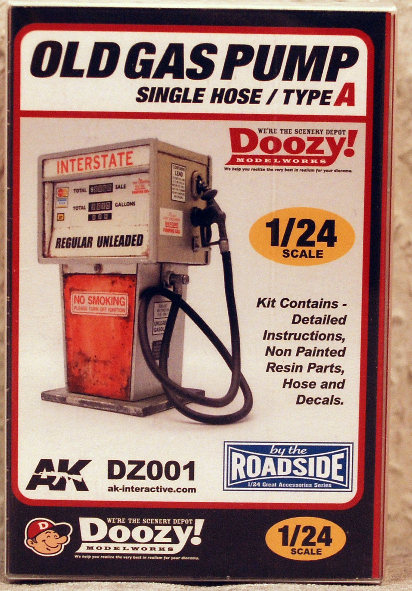 Doozy Old Gas Pump Tanksäule Route 66 verschiedene zur Auswahl 1:24
