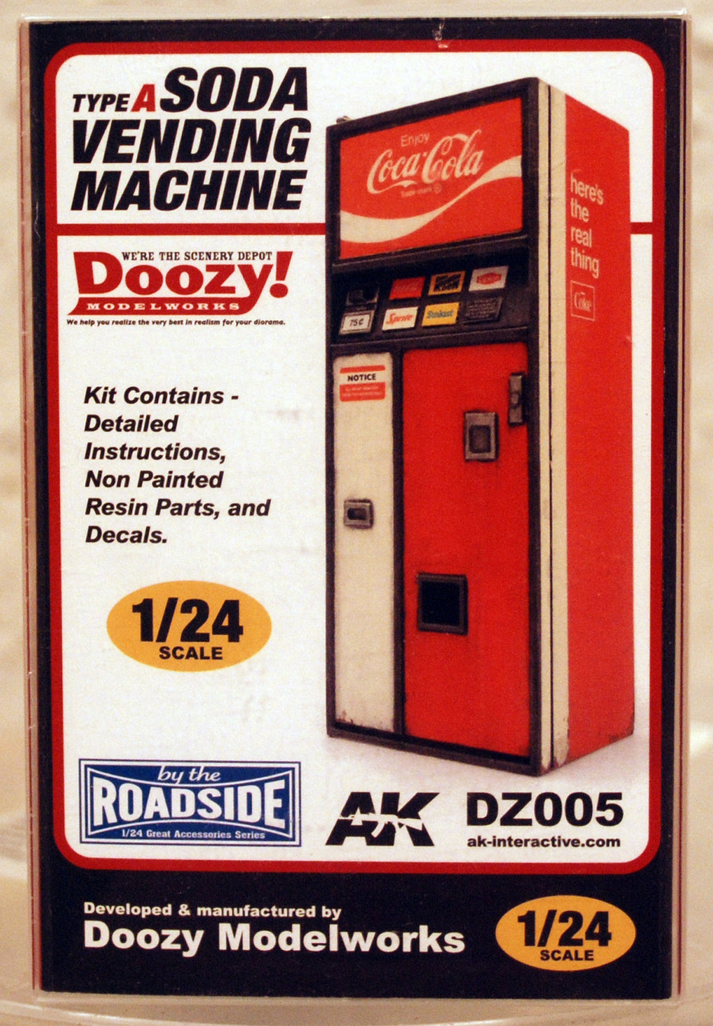 Doozy Getränkeautomat Vending Machine Pepsi 7 Up Coca Cola Dr Pepper 1:24