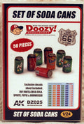 Doozy 025 Soda Cans Getränkedosen Coca Cola Fanta Sprite 7up Pepsi  1:24