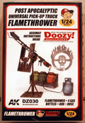 Doozy 030-033 Post Apocalyptic Flamethrower Flammenwerfer f. Pick Up Trucks 1:24