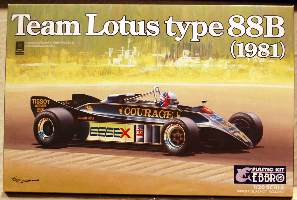 Ebbro 20010 1981 F1 Team Lotus Type 88 B Nigel Mansell British GP 1:20