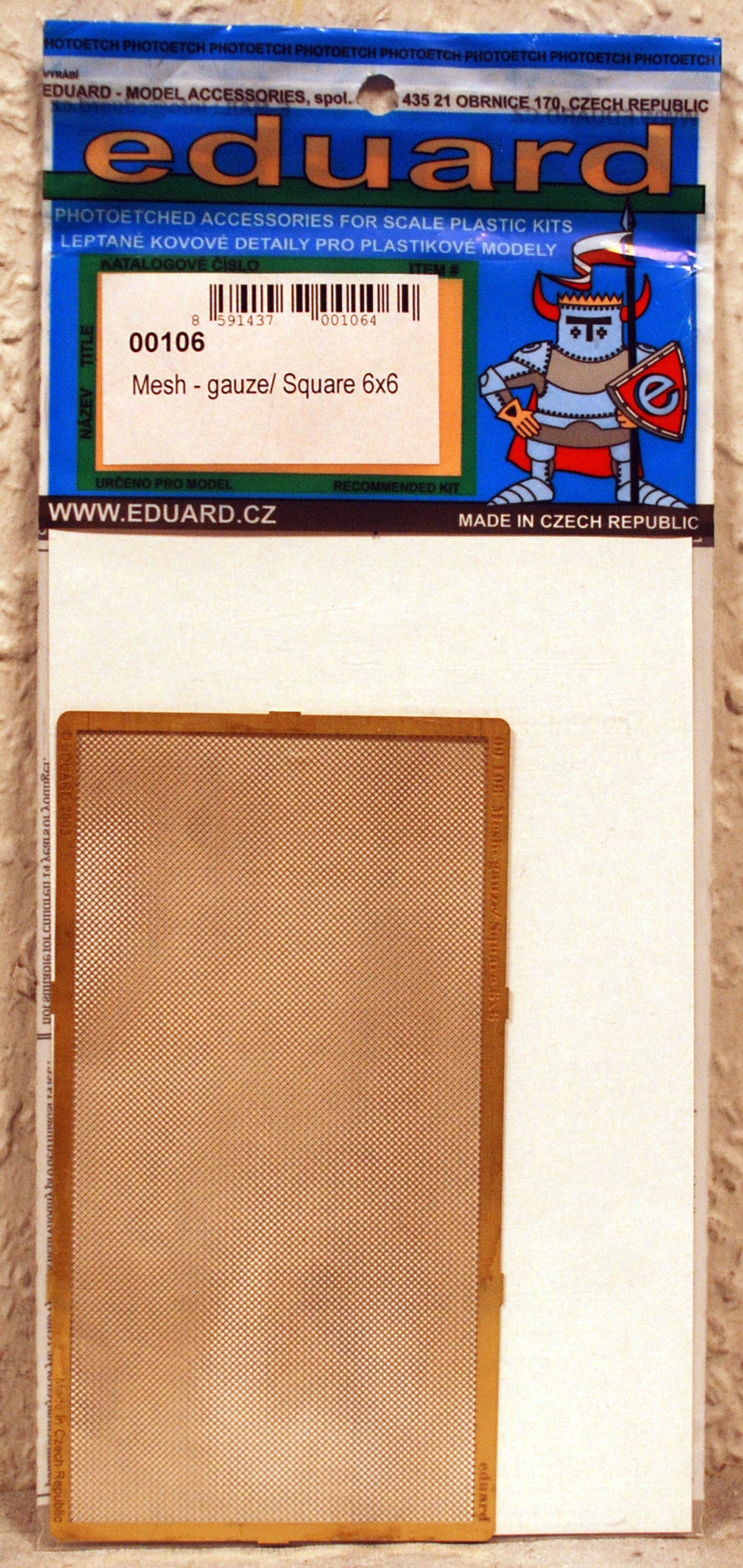 Eduard 00101 - 113 Gitter Mesh versch. Größen fotogeäzt
