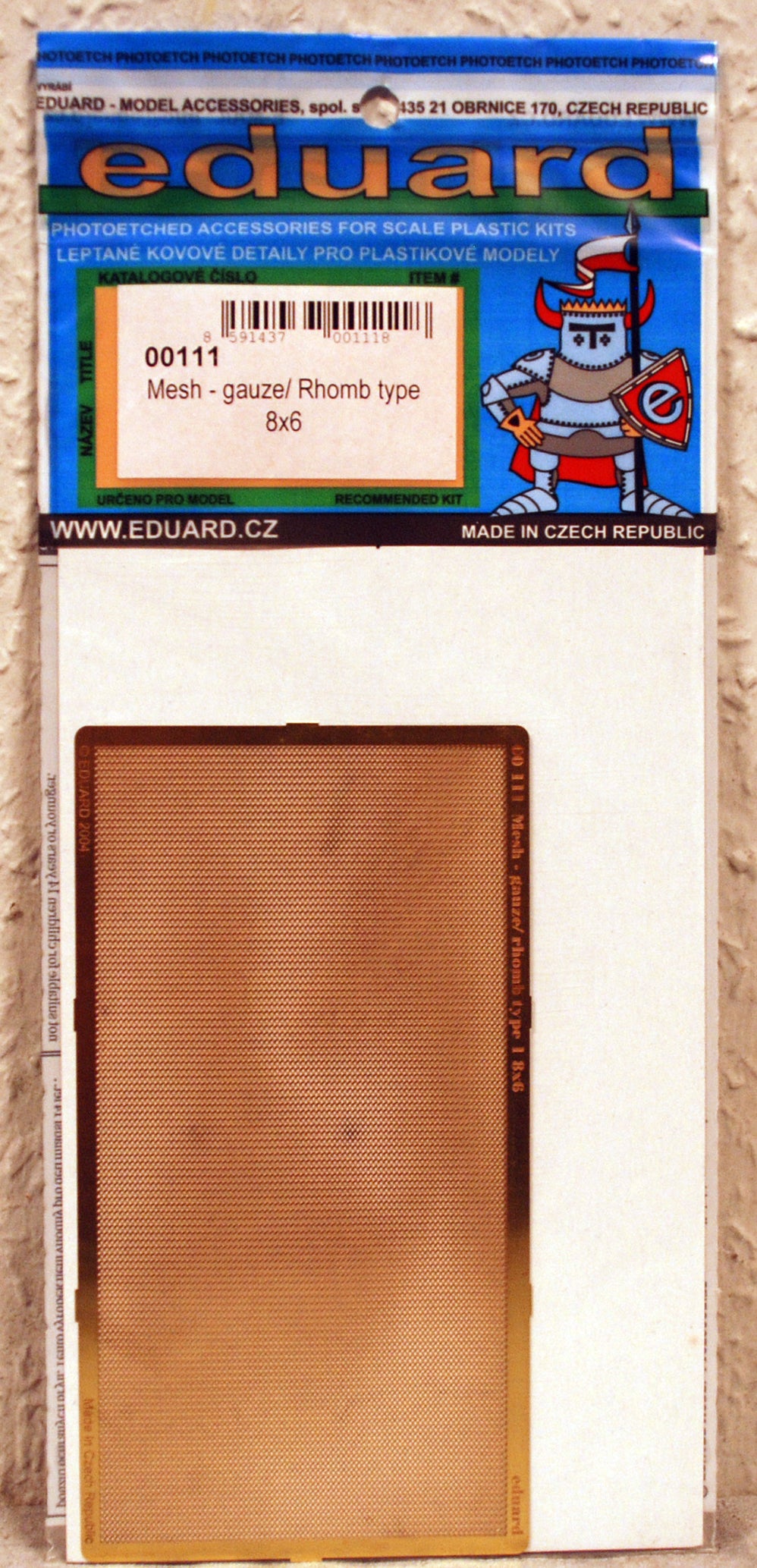 Eduard 00101 - 113 Gitter Mesh versch. Größen fotogeäzt