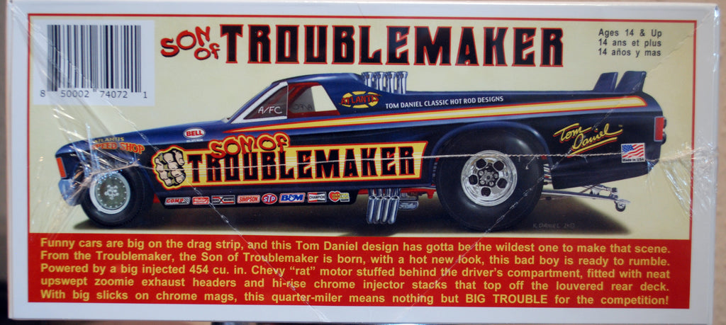 Tom Daniels Son of Troublemaker El Camino Funny Car 1:24 Atlantis 2204
