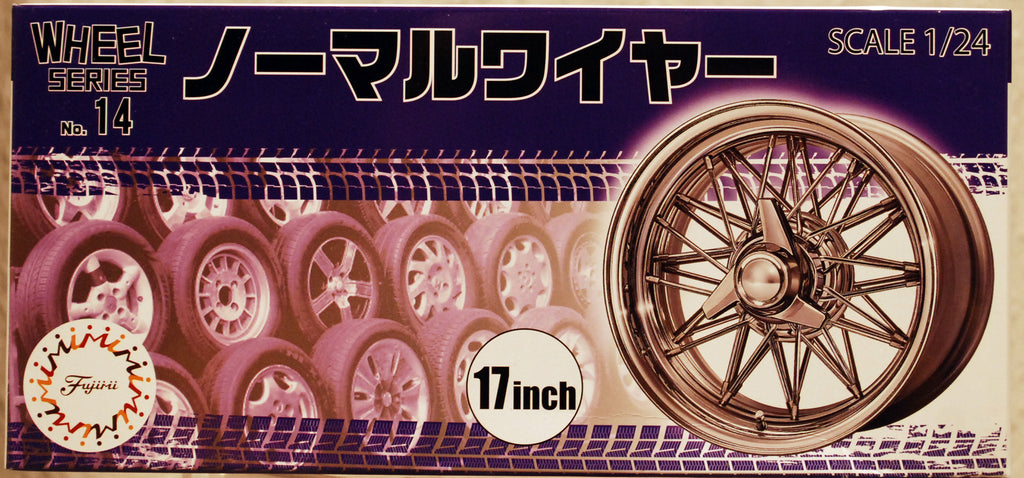 Fujimi 193557 Speichen Felgen 17 Zoll inkl. Reifen Pirelli P ZERO, 1:24 #14N