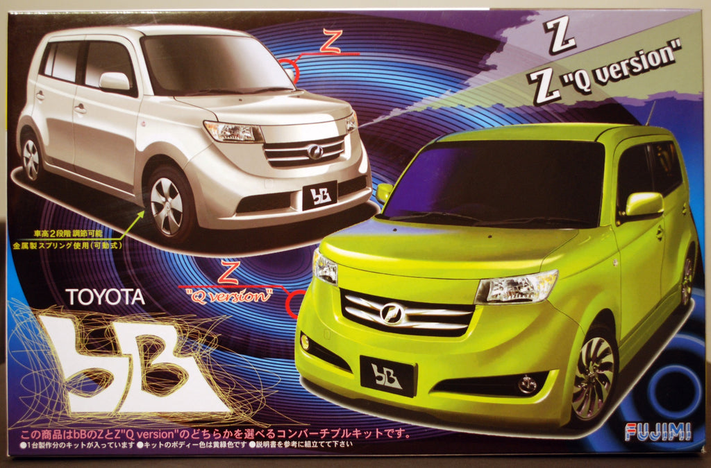Fujimi 036762 2005 Toyota bB Z /ZQ Version Daihatsu Materia JDM, 1:24 Bausatz