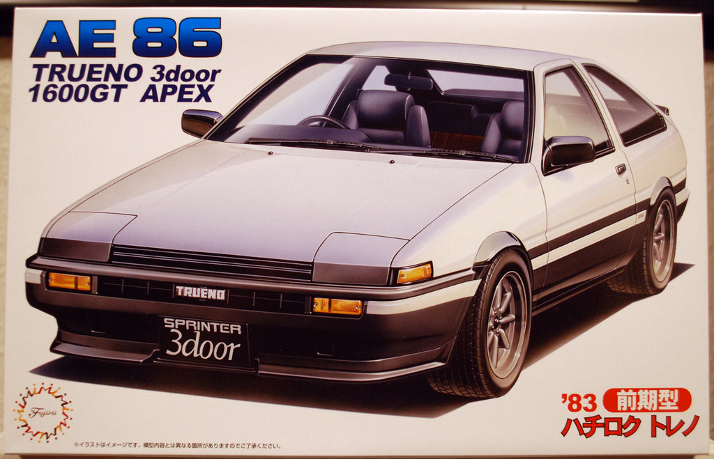 Fujimi 046426 1983 Toyota Trueno 1600 GT Apex (AE86) JDM 1:24