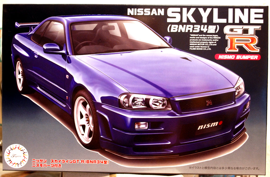 Fujimi 046600 2004 Nissan Skyline GT-R R34 BNR34 Nismo JDM 1:24