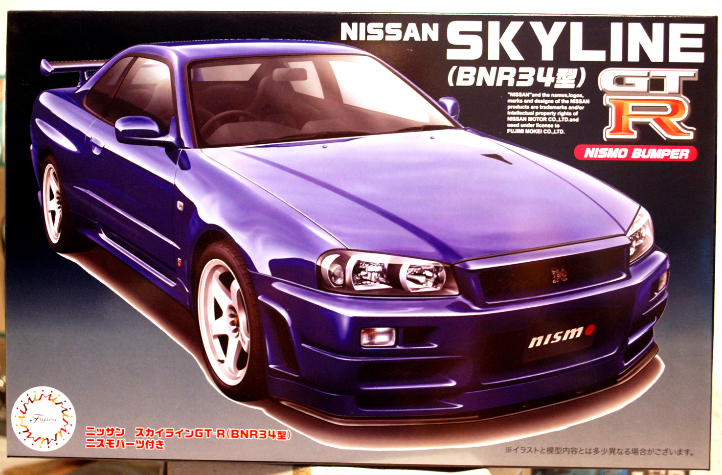 Fujimi 046600 2004 Nissan Skyline GT-R R34 BNR34 Nismo JDM 1:24