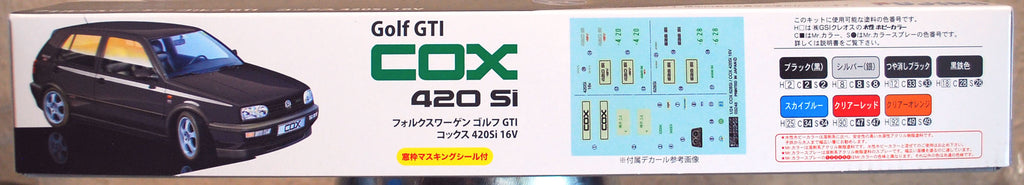 Fujimi 126760 1993 VW Golf 3 GTI COX 1:24 Bausatz