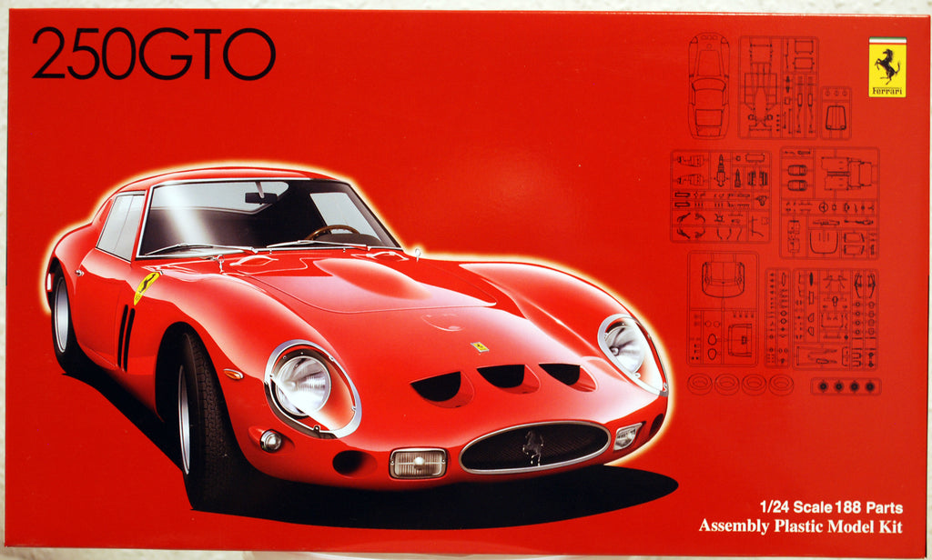 Fujimi 126661 1961 Ferrari 250 GTO mit PE Speichenrädern 1:24