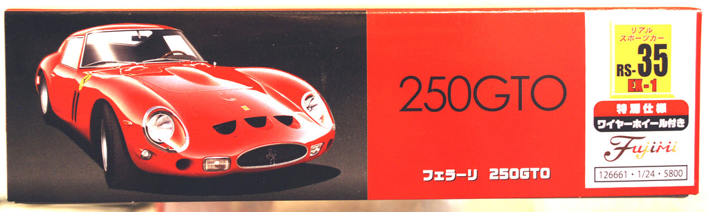 Fujimi 126661 1961 Ferrari 250 GTO mit PE Speichenrädern 1:24