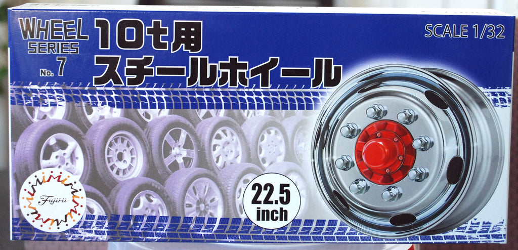 Fujimi 193489 Felgen 22,5 Zoll Steel Wheel inkl. Reifen für LKW 1:32 #N07