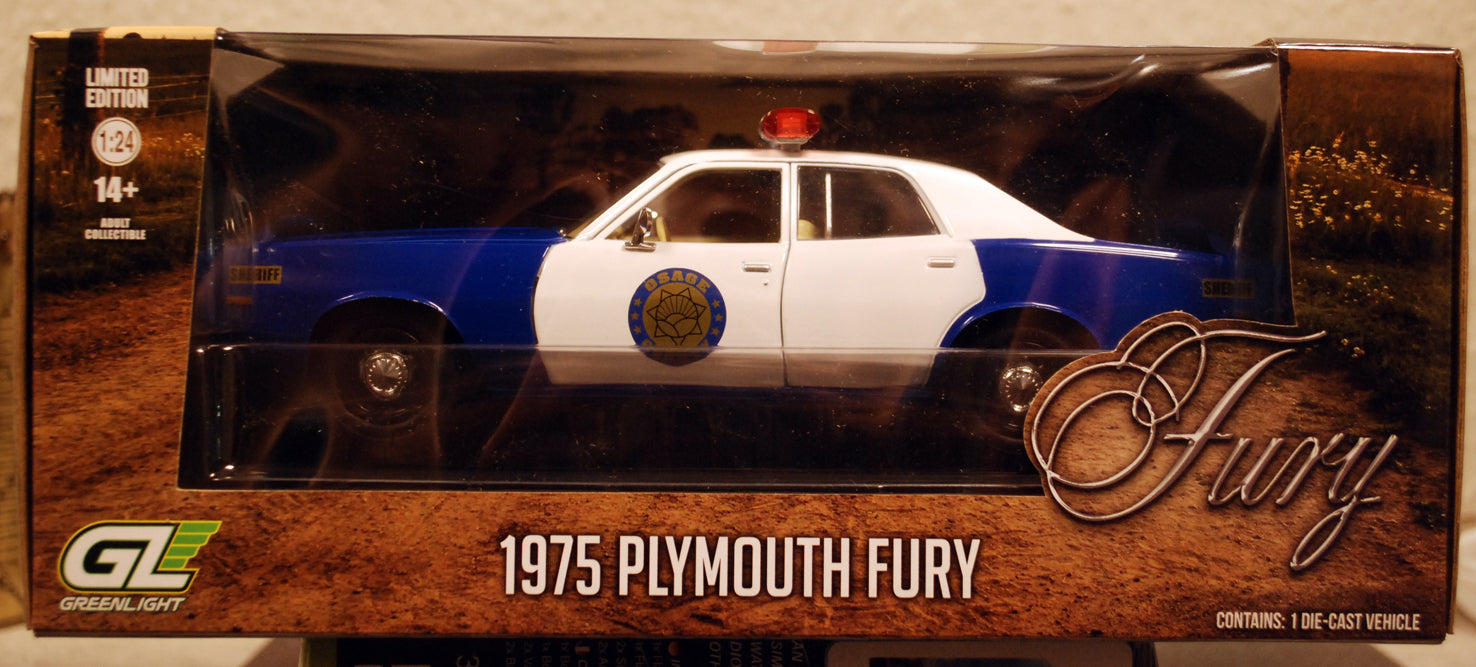 Greenlight 84105 1975 Plymouth Fury Osage County Sheriff 1:24