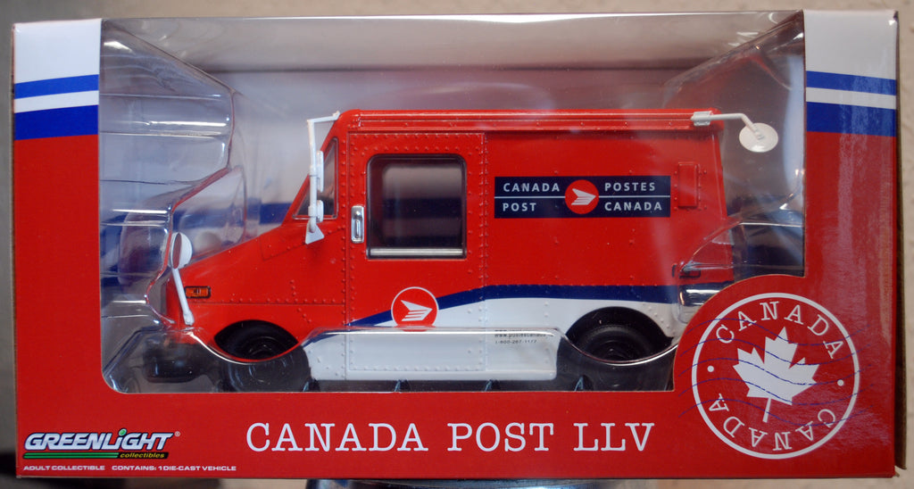 Canada Postal Services Vehicle Grumman LLV 1:24 Green Light 84108