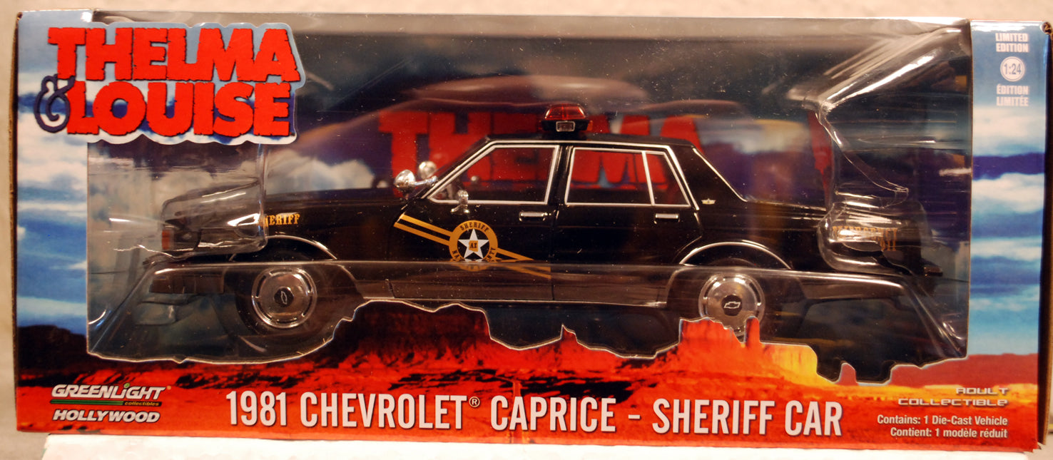 Greenlight 84203 1981 Chevrolet Caprice Sheriff Car Thelma & Louise 1:24