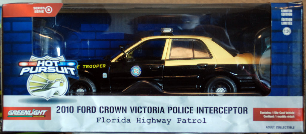Green Light 85583 Hot Pursuit Ser. 8 2010 Ford Crown Vic. Florida Highway 1:24
