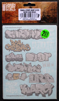 Green Stuff World 2008 Train & Street Graffiti Silber Decals