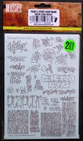 Green Stuff World 2009 Train & Street Graffiti Black Decals