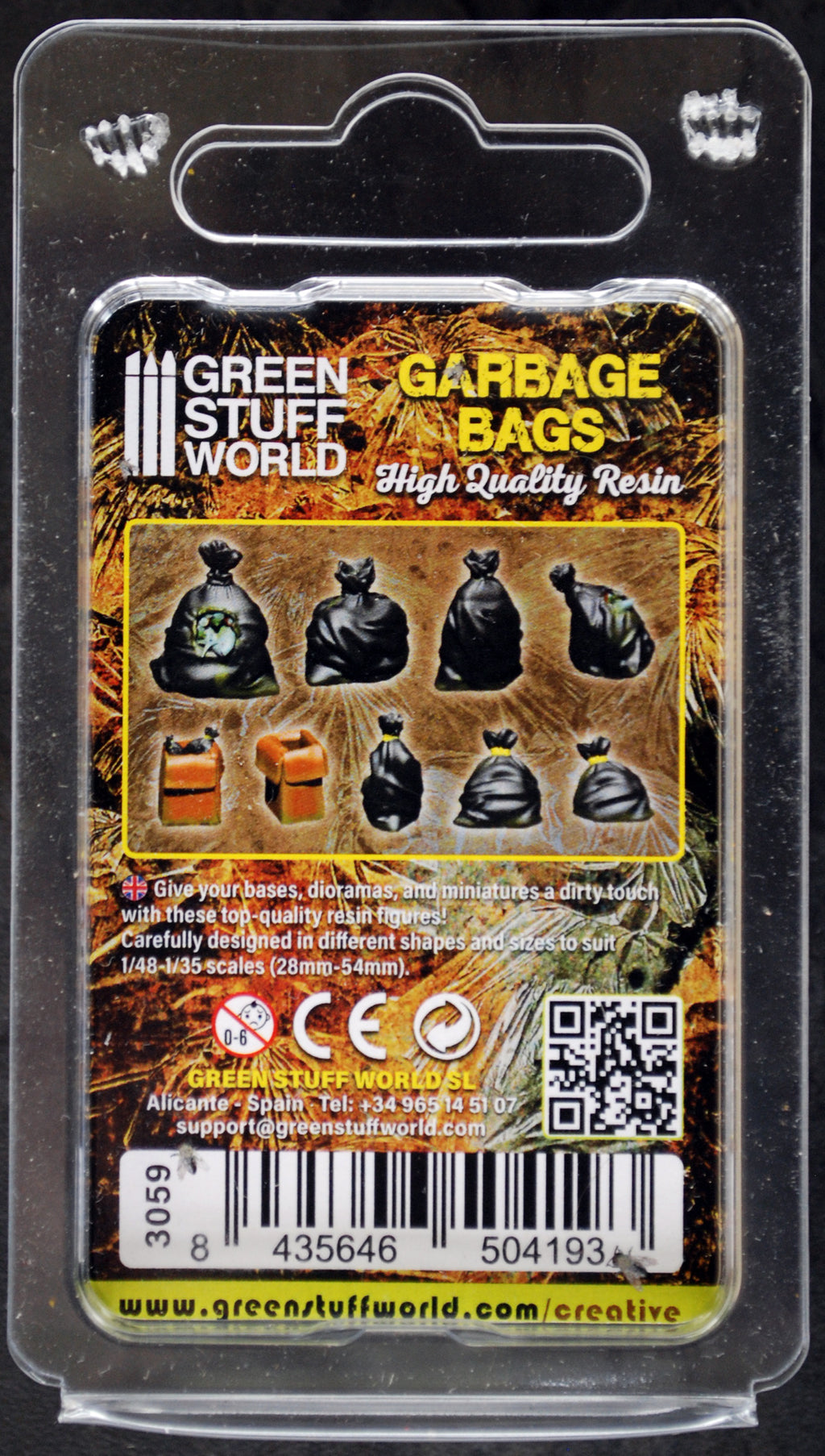Green Stuff World 3059 versch. Müllsäcke und -boxen Garbage Bags 1:35-1:48