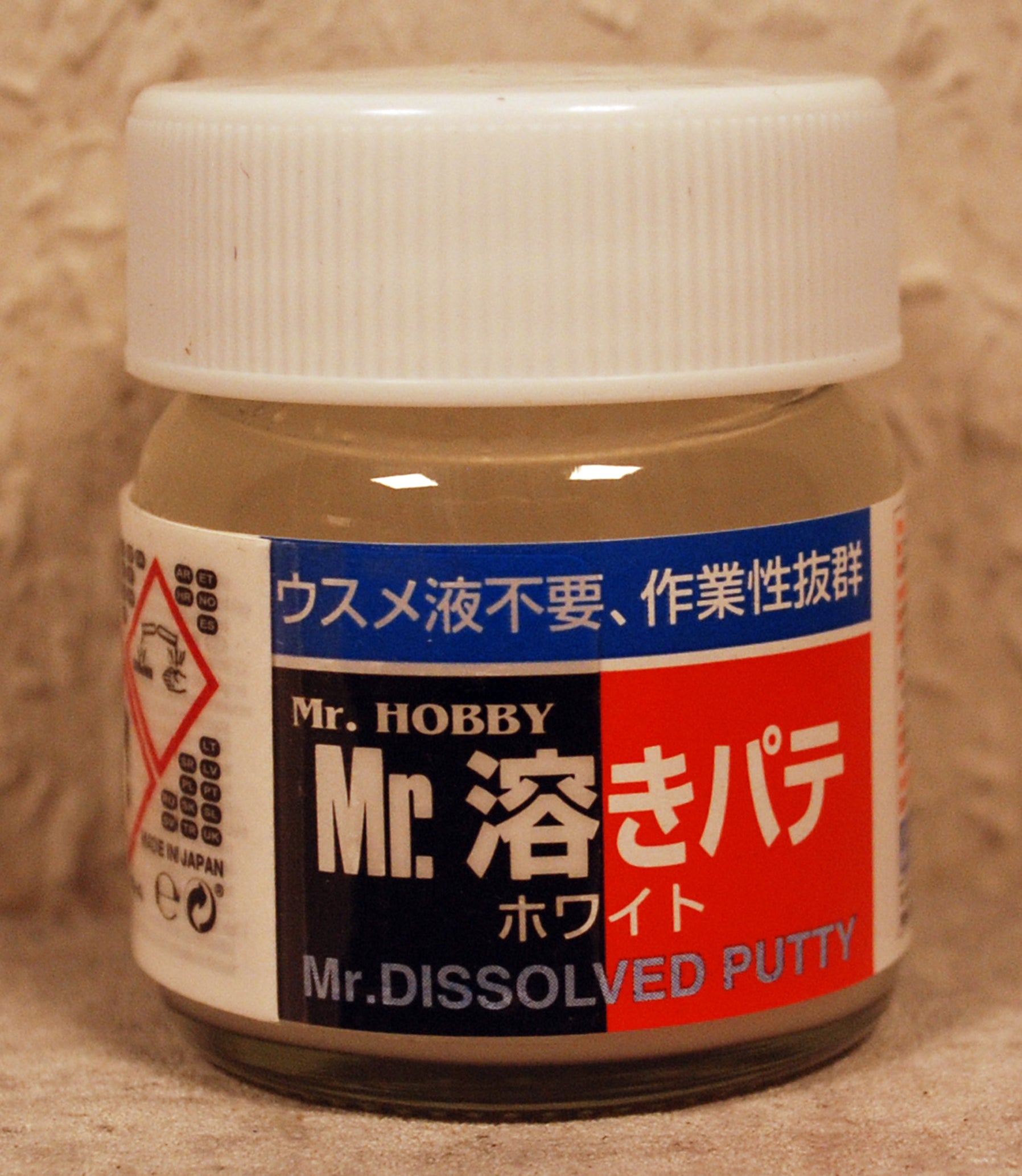 Mr. Hobby Gunze Mr. Putty Spachtelmasse für Modellbau versch. Viskositäten