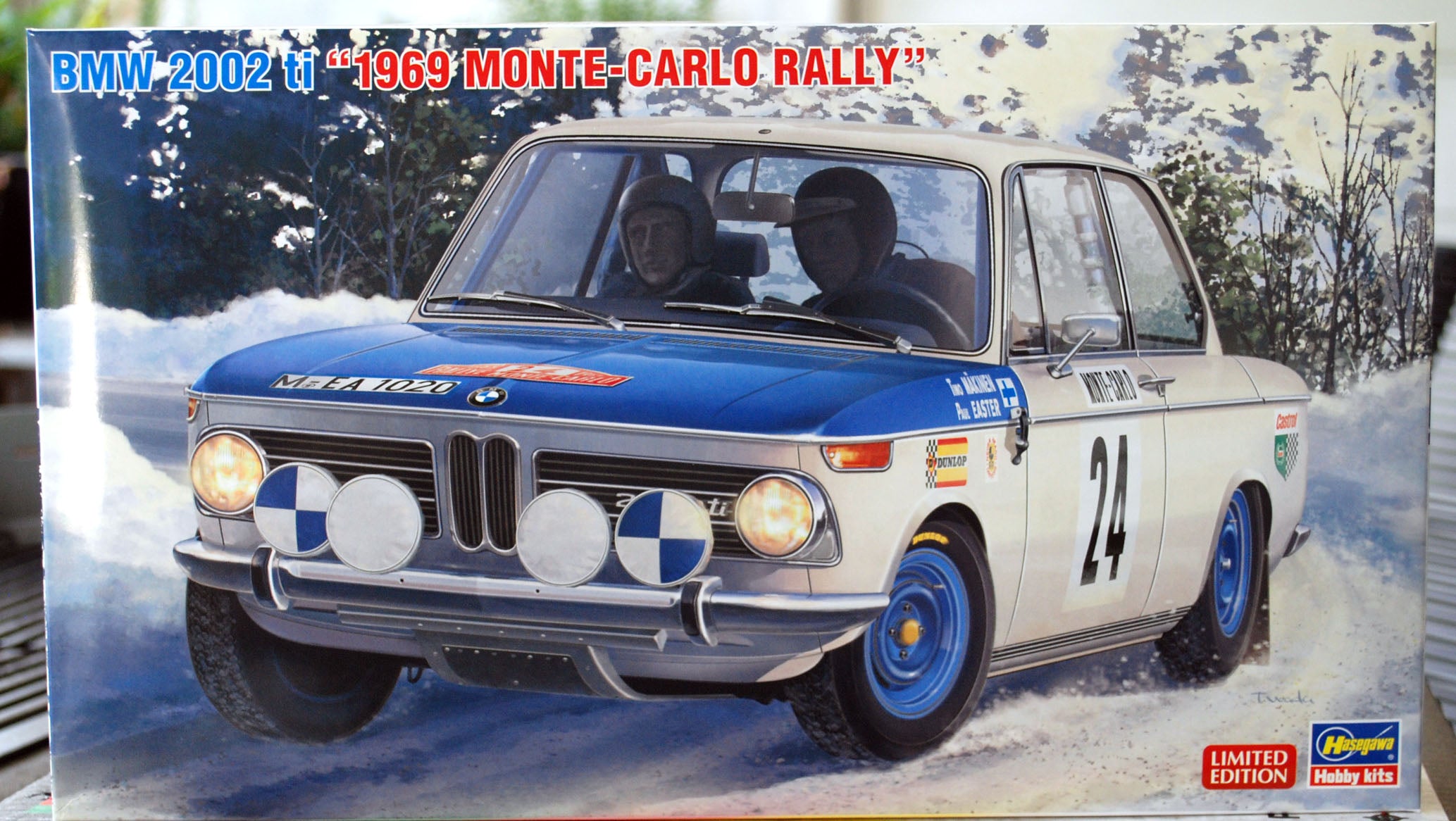 Hasegawa 20332 1969 BMW 2002 ti Rallye Monte Carlo 1:24