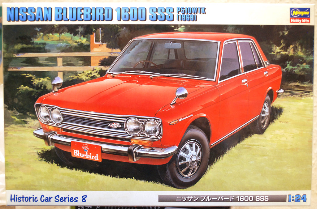 Hasegawa 21208 1969 Nissan / Datsun Bluebird 1600 SSS P510WTK 1:24
