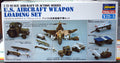 US Aircraft Weapon Loading Set Flugzeug Mannschaft Pilot 1:72 Hasegawa 35005