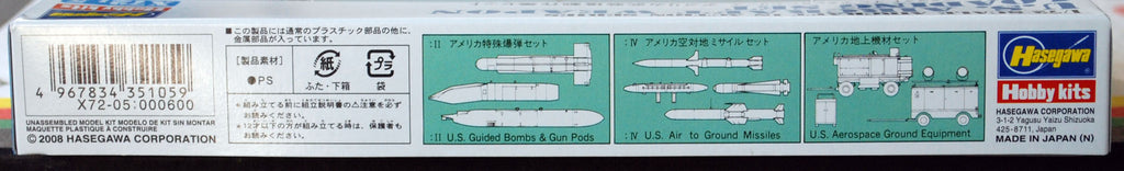 US Aircraft Weapon Loading Set Flugzeug Mannschaft Pilot 1:72 Hasegawa 35005