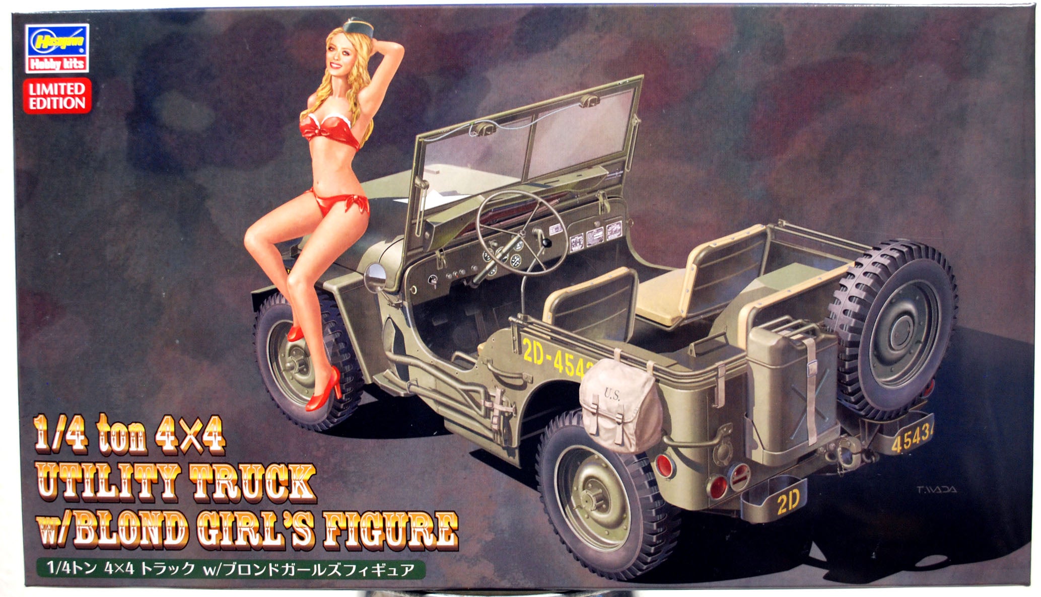 Hasegawa 52249 1942 1/4 ton 4x4 Utility Truck mit Figur 1:24