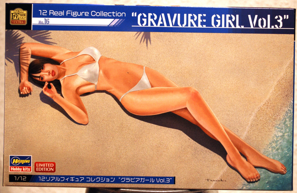 Hasegawa 52320 Gravure Girl #3 Real Figure Collection #16 1:12 Neu 2022