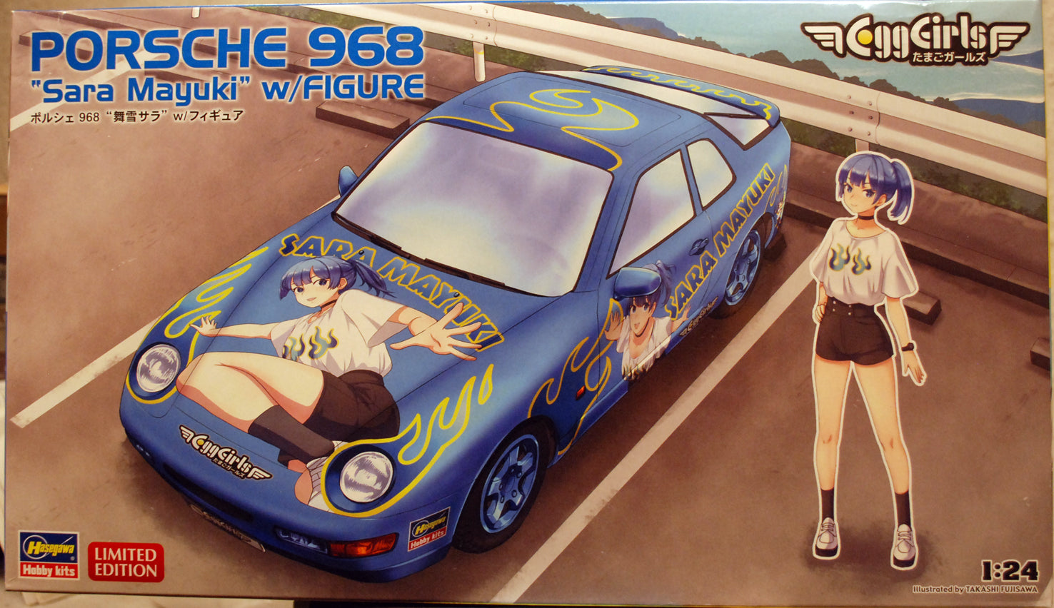 Hasegawa 52415 1991 Porsche 968 Sara Mayuki w. Figure1:24
