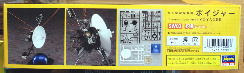 Hasegawa 54002 1977 Voyager 1 + 2 unbemannte Raumsonde 1:48