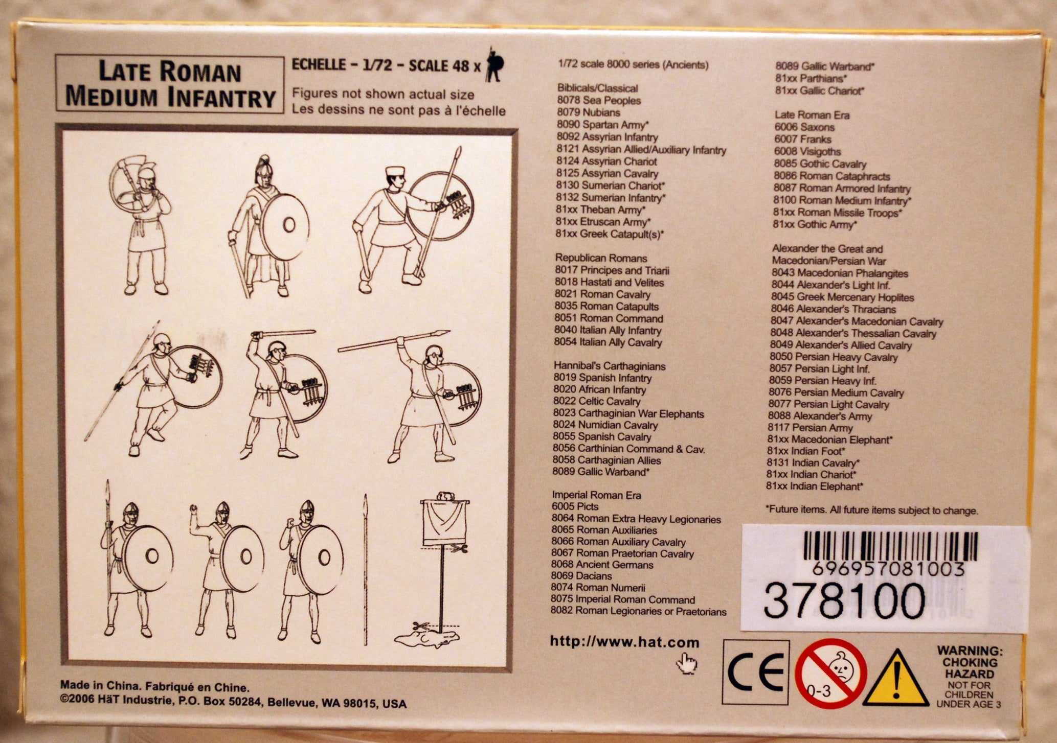 HäT 8100 Late Roman Medium Infantry 48 Stück 1:72