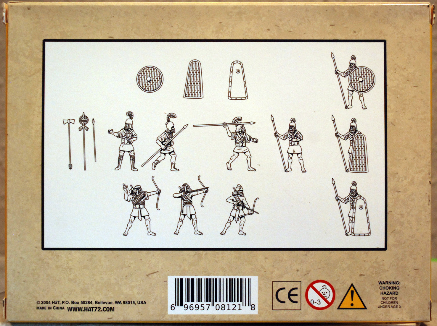 HäT 8121 Assyrian Allied Infantry 40 Stück 1:72