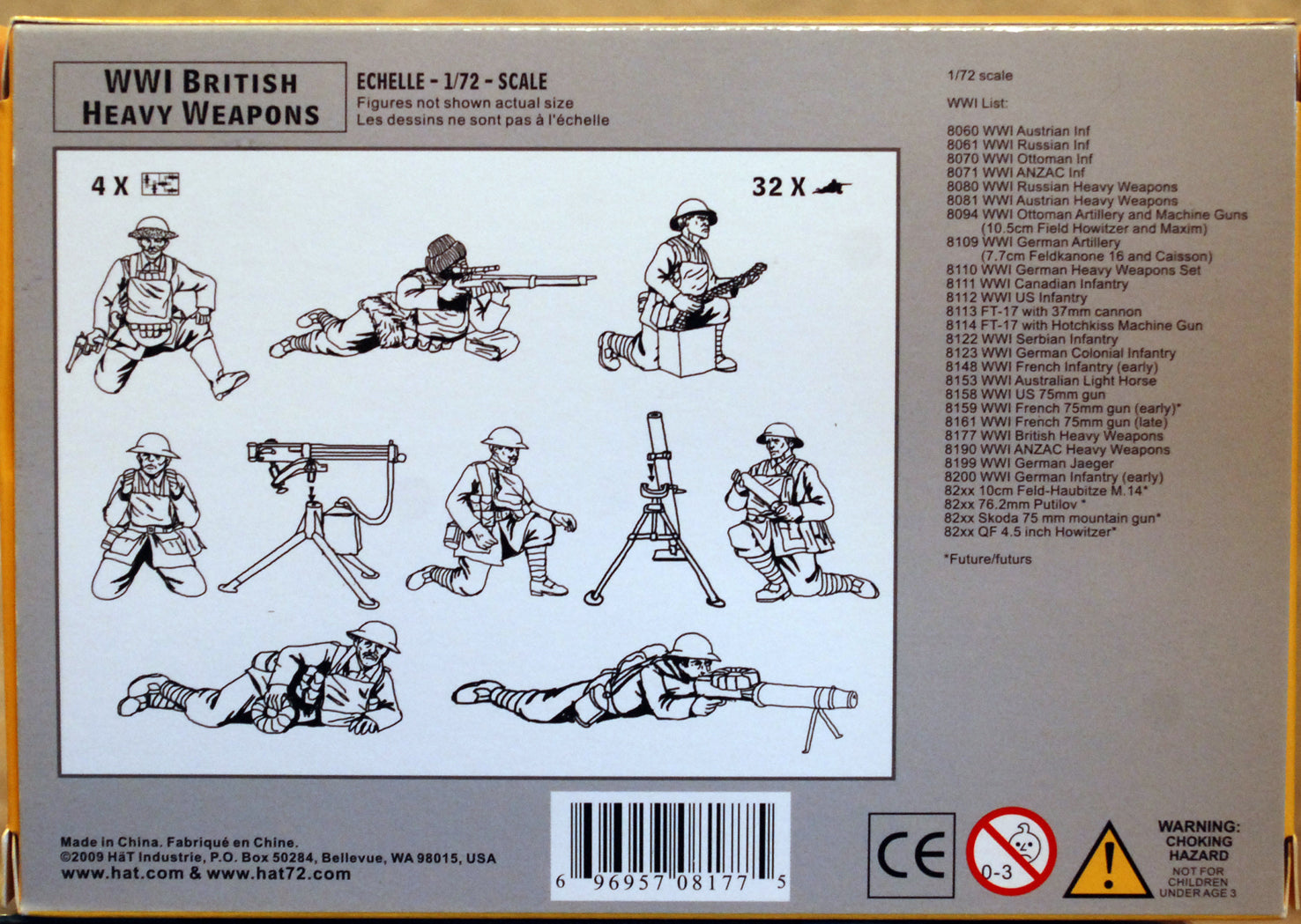 HäT 8177 WW I British Heavy Weapons 1:72