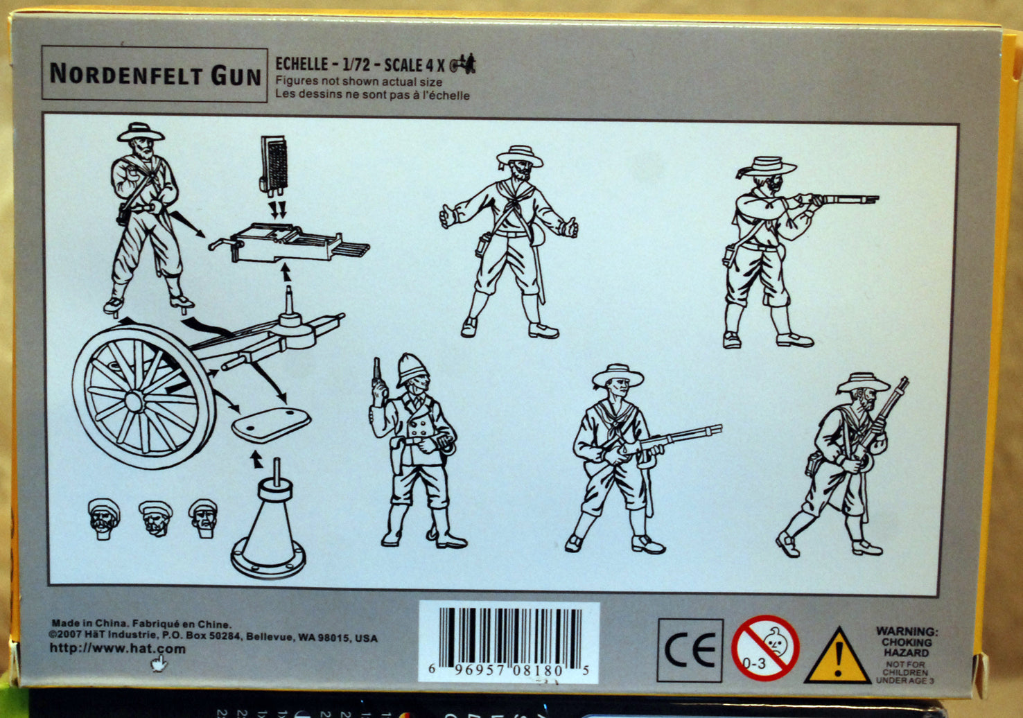 HäT 8180 Nordenfelt Gun 1:72