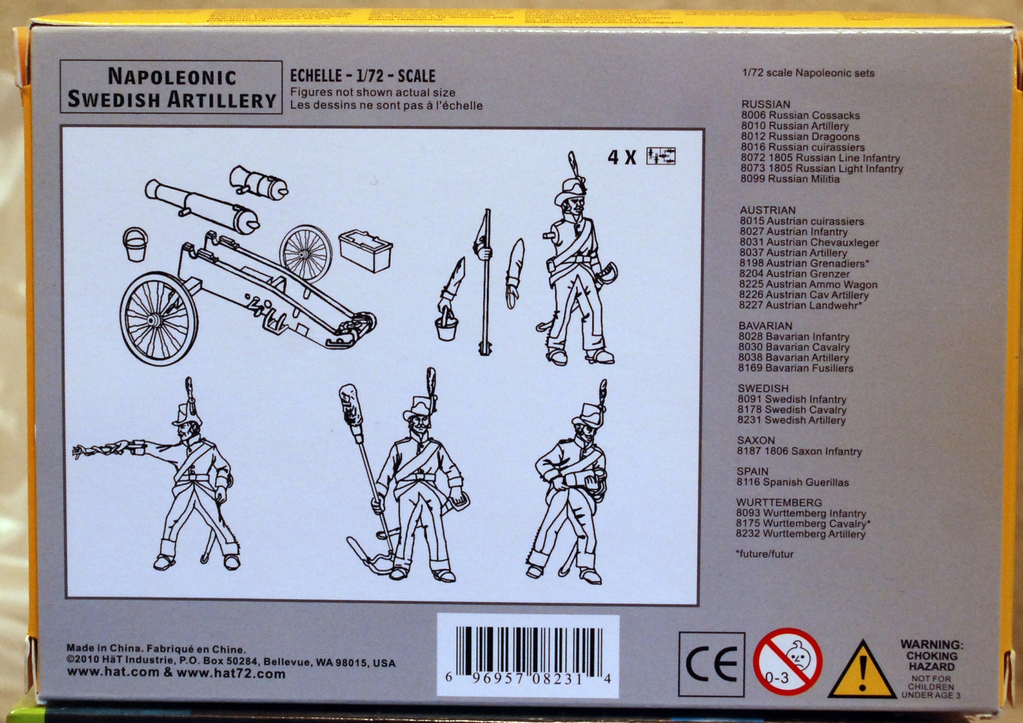 HäT 8231 Nap. Swedish Artillery 1:72