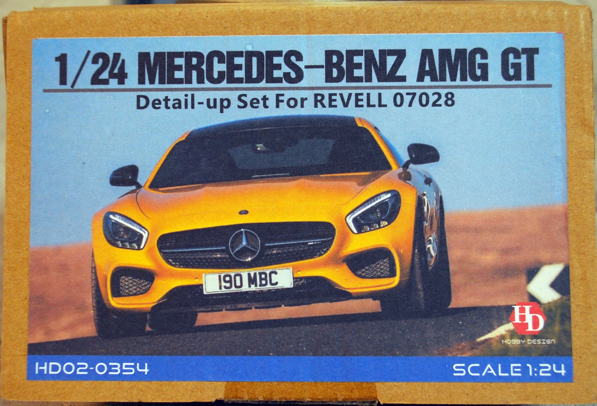 2014 Mercedes AMG GT PE Zurüst Set 1:24 Hobby Design HD02-0354