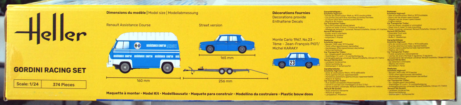 Heller 50328 Gordini Racing Set 1:24 Neu 2024