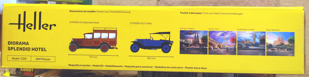 Heller 50330 Diorama Splendid Hotel Cities of  Europe 1:24 Bausatz