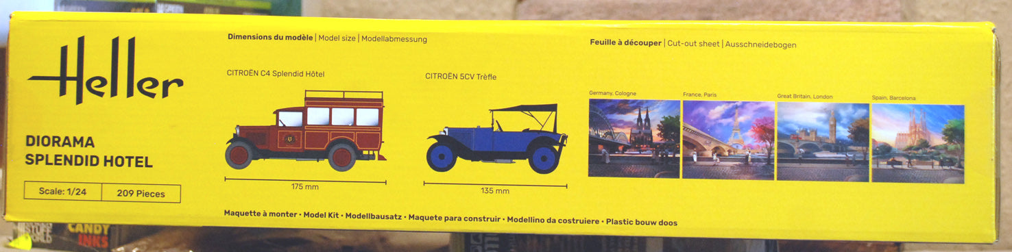 Heller 50330 Diorama Splendid Hotel Cities of  Europe 1:24 Bausatz
