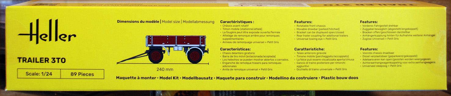 Heller 57410 Anhänger Trailer 3 To Starter Kit 1:24 neu 2025