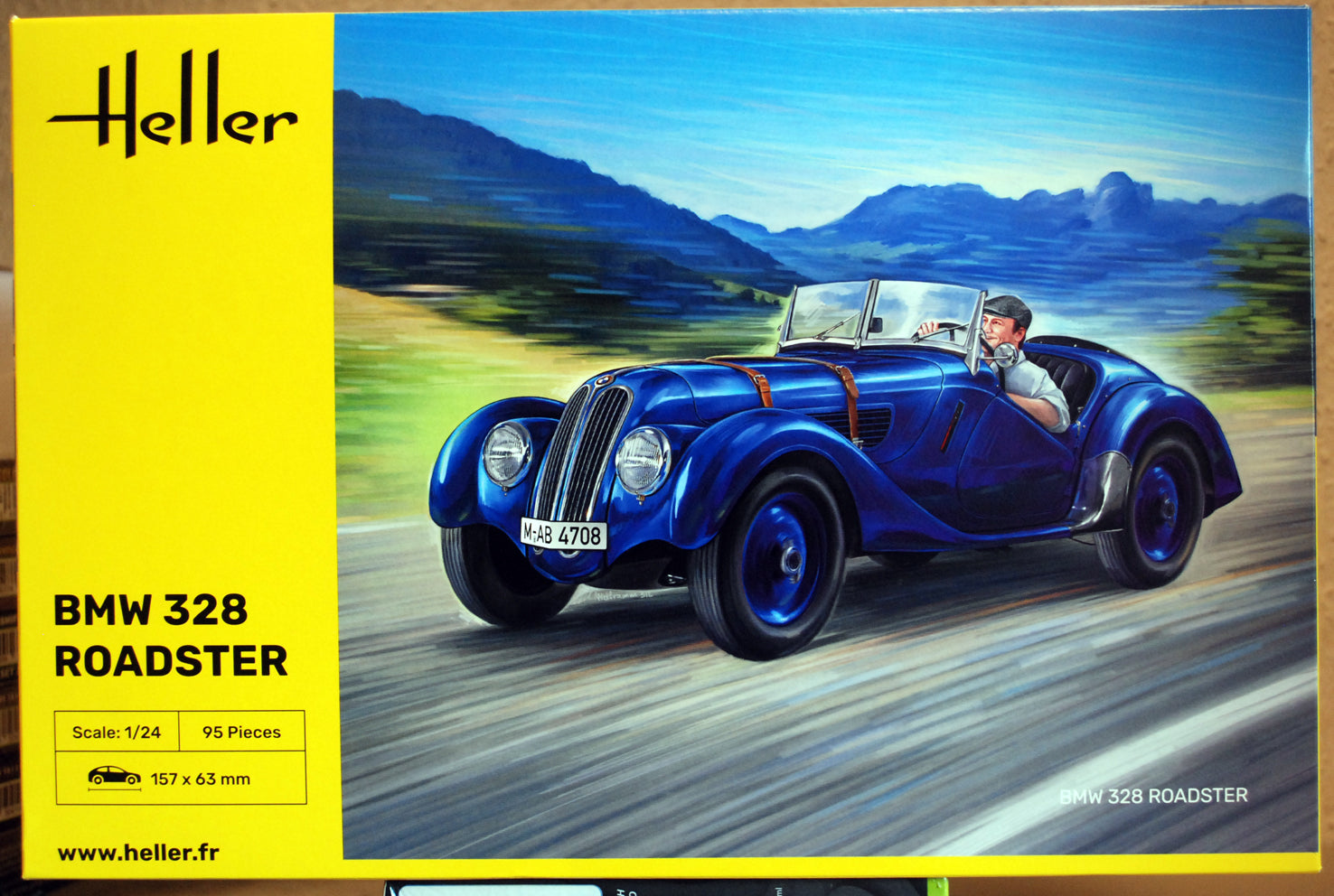 Heller 80701 1936 BMW 328 Roadster 1:24 Bausatz wieder 2025