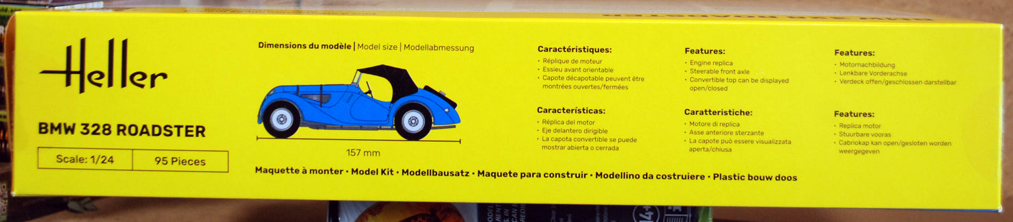 Heller 80701 1936 BMW 328 Roadster 1:24 Bausatz wieder 2025